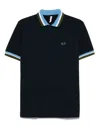 Sun 68 Sun68 Polo Shirt With Logo In Black