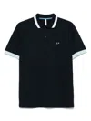 Sun 68 Sun68 Polo Shirt With Logo In Black