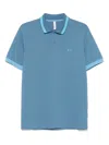 Sun 68 Sun68 Polo Shirt With Logo In Blue