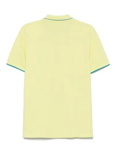 Sun68 Polo Shirt With Logo In Yellow