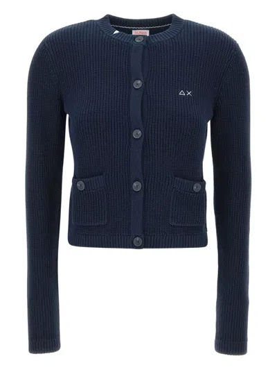 Sun68 Ribbed Button-front Cardigan
