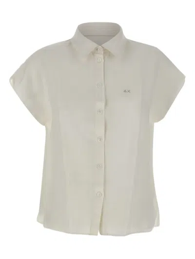 Sun68 Short-sleeve Linen Shirt