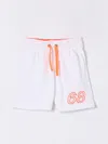 Sun 68 Shorts Sun68 Kids Color Yellow Cream In Yellow Cream