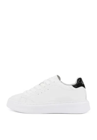 Sun68 Sneakers Free Leather In Bianco