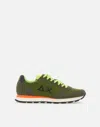 Sun 68 Sun68 Tom Fluo Military Green Sneakers