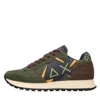 Sun 68 Sun68 Sneakers Green In Gray