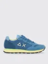 Sun 68 Suede Sneakers In Blue