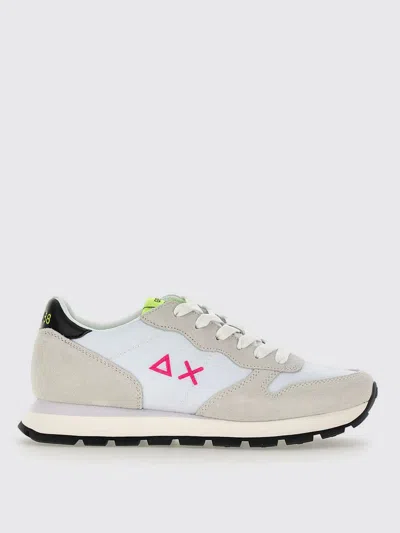 Sun68 Sneakers  Woman Color White In White/black/pink