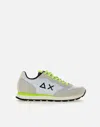 Sun 68 Panelled Sneakers In Gray
