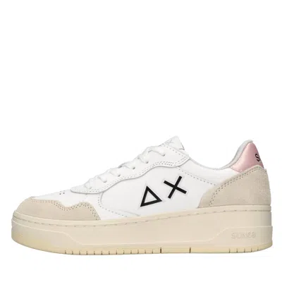 Sun68 Sneakers White In Bianco Chiari E Naturali