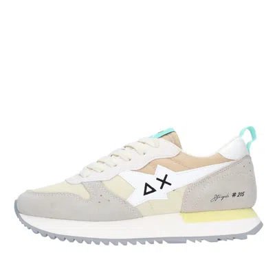 Sun68 Sneakers White In Bianco Chiari E Naturali