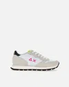 Sun68 Suede Panelled Sneakers In Gray