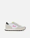 Sun68 Suede Panelled Sneakers In Gray