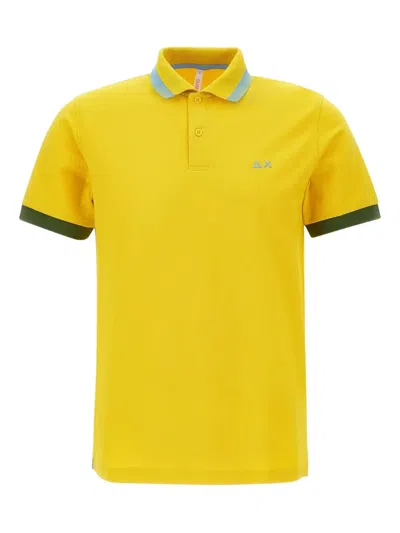Sun68 Stripe-trim Polo Shirt