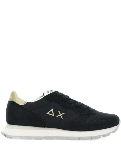 Sun68 Suede Panelled Running Sneakers