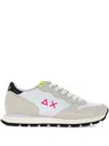 Sun68 Suede Panelled Sneakers In Gray