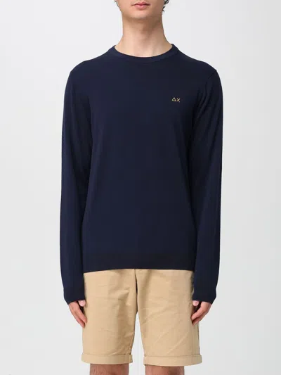 Sun68 Sweater  Men Color Blue