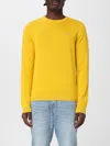 Sun 68 Logo-embroidered Sweater In Yellow