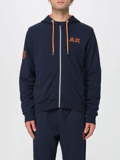 SUN68 SWEATSHIRT SUN68 MEN COLOR BLUE,G92762009