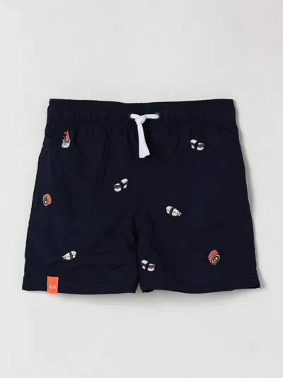 Sun68 Swimsuit  Kids Color Blue