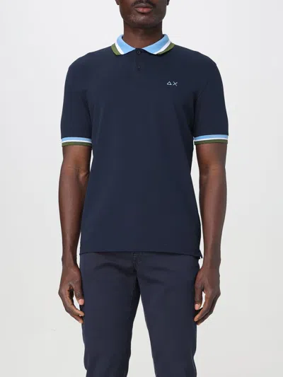 Sun68 T-shirt  Men Color Blue In ブルー