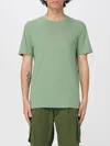 Sun68 T-shirt  Men Color Grass Green