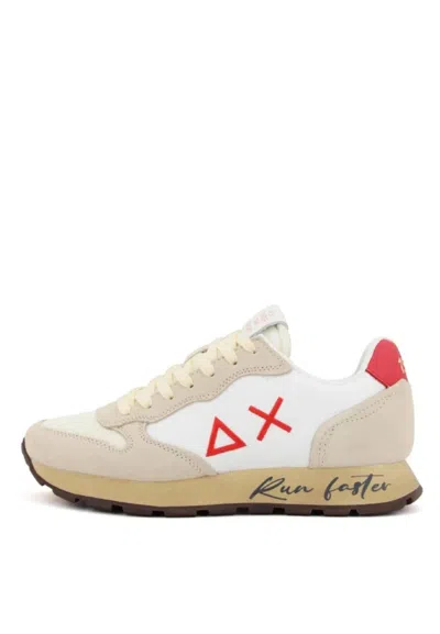 Sun68 Tom Vintage Sneakers In Beige