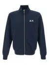 Sun 68 Zip-up Track Jacket In Blue