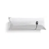 Sunbeam 54 Inch Heated Body Pillow With Temperature Controller In White