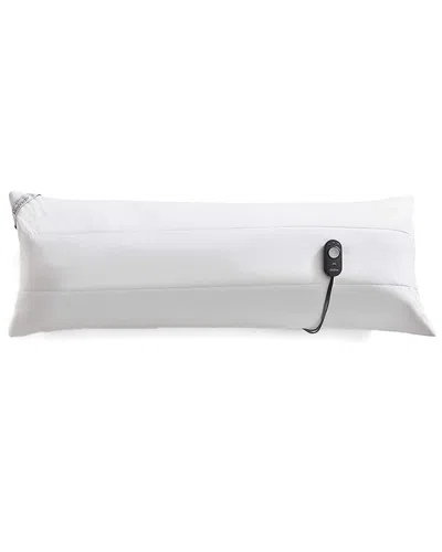 Sunbeam 54in Heated Body Pillow With Temperature Controller In White