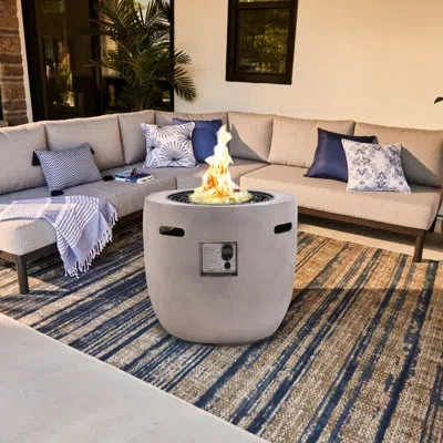Sunbeam Euro Fire Pit In Beige