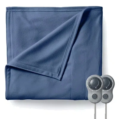 Sunbeam Fleece Blanket In Blue