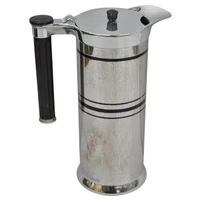 Pre-owned Sunbeam Vintage  Art Deco Style Silver Plated Diner Coffee Pot