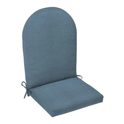 Sunbrella Adirondack Traditional Chair Cushion In Blue