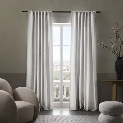 Sunbrella ® Delaney Blackout Curtain In White