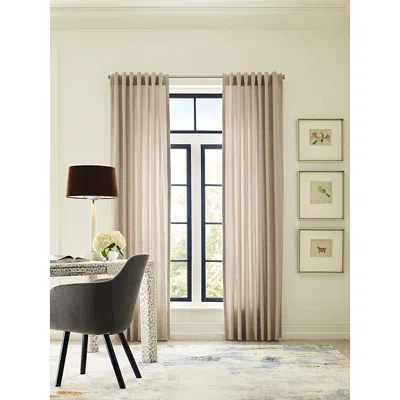 Sunbrella Durant Light Filtering 3-in-1 Single Curtain Panel, 50 X 84 In Fawn