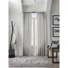 Sunbrella Durant Light Filtering 3-in-1 Single Curtain Panel, 50 X 84 In Silver