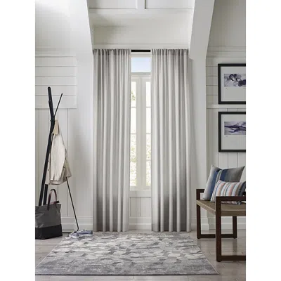 Sunbrella Durant Light Filtering 3-in-1 Single Curtain Panel, 50 X 84 In Silver