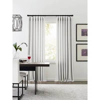 Sunbrella Durant Light Filtering 3-in-1 Single Curtain Panel, 50 X 84 In White