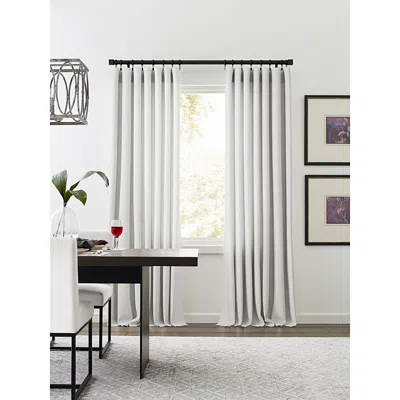 Sunbrella Durant Light Filtering 3-in-1 Single Curtain Panel, 50 X 96 In White