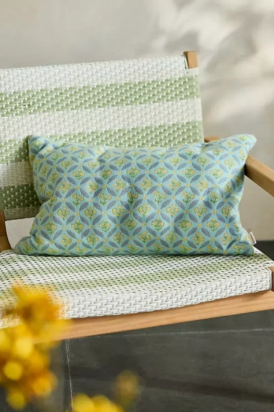 Sunbrella Garden Path Outdoor Lumbar Pillow