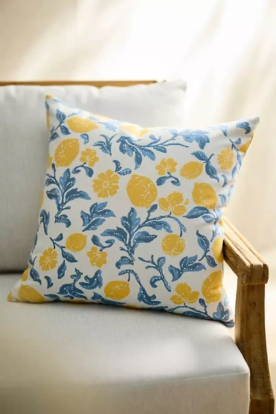 Sunbrella Lemons Outdoor Pillow In Multi