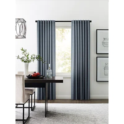 Sunbrella Lucena Light Filtering 3-in-1 Single Curtain Panel, 50 X 84 In Indigo