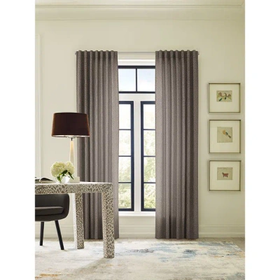 Sunbrella Lucena Light Filtering 3-in-1 Single Curtain Panel, 50 X 96 In Mushroom