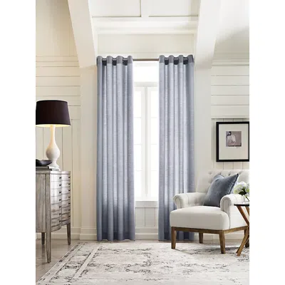 Sunbrella Marx Light Filtering Grommet Single Curtain Panel, 50 X 96 In Gravel