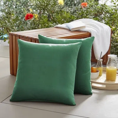 Sunbrella Outdoor Animal Knife Edge Pillow Single In Forest Green