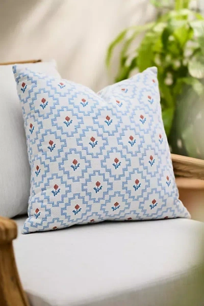 Sunbrella Tulip Outdoor Pillow In Blue