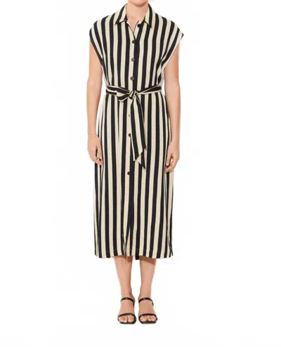 SUNCOO CELEST MIDI DRESS IN BLACK