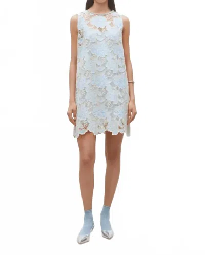Suncoo Cerise Mini Dress In Sky Blue