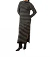 Suncoo Chadela Knit Sweater Dress In Black/camel In Pattern